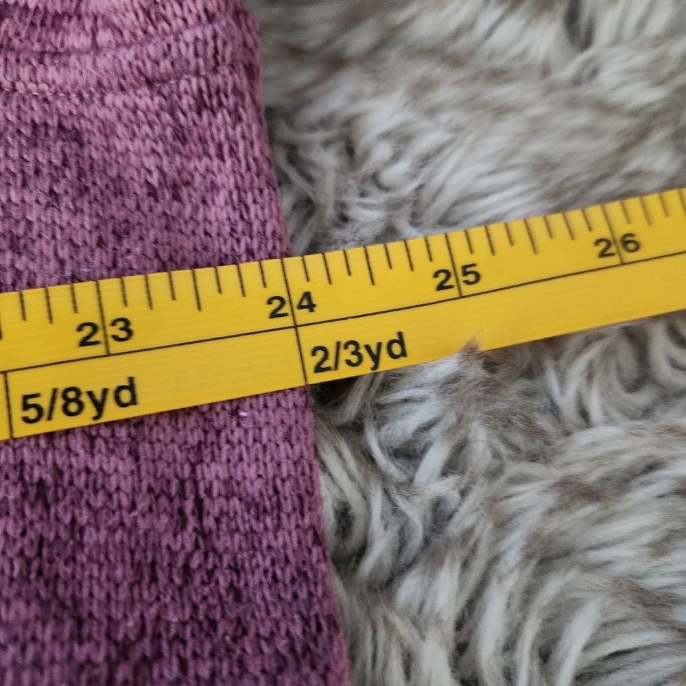 L.L. Bean Women's Lightweight Sweater‎ Fleece Top Purple Women's Size Large - Picture 8 of 10